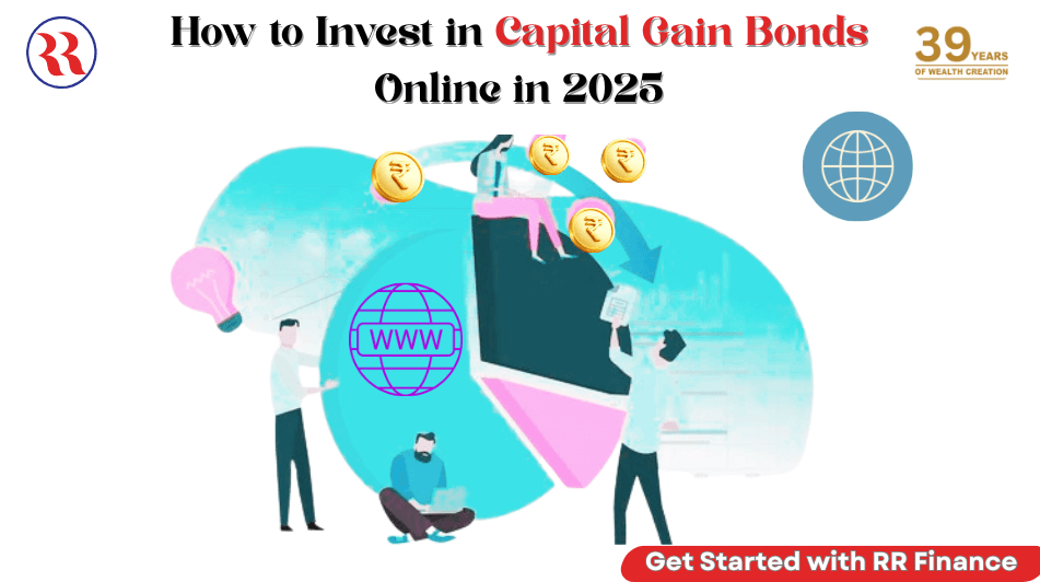 how to invest in capital gain bonds online 2025