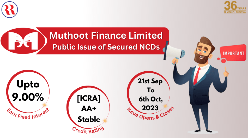 Muthoot Finance Limited NCD Starting On September 21, 2023